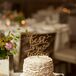 A simple, single-tier cake was created by B Free Bakery.