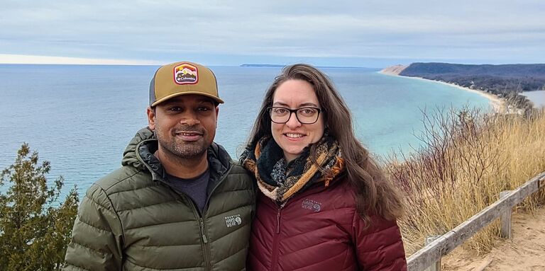 Caitlin & Yash Home Page Banner