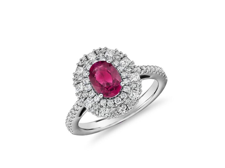 ruby engagement ring