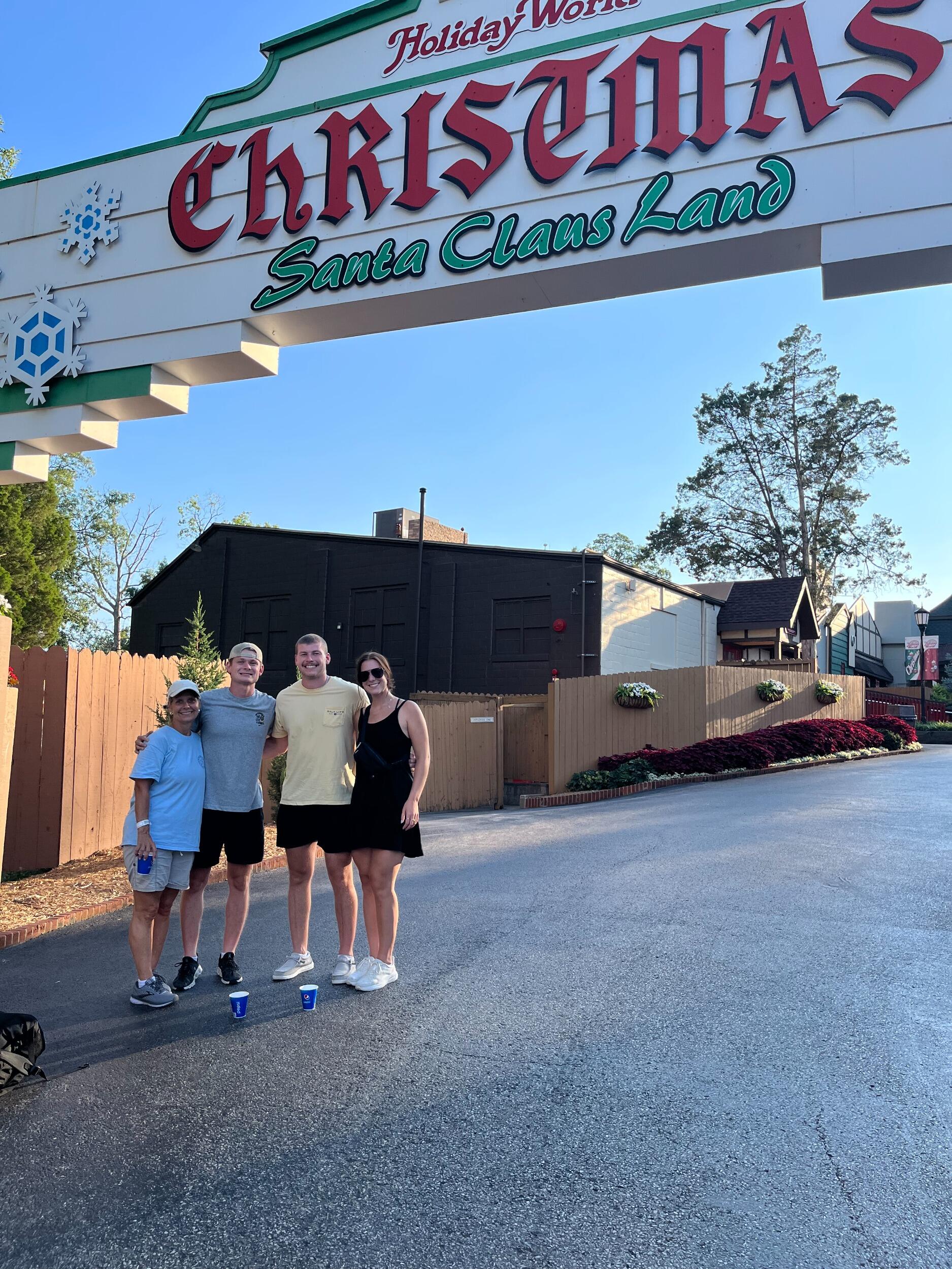 Trip to Holiday World (Right before our time apart, which was all part of God's perfect plan.)