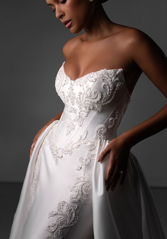 Martina Liana Luxe LE1436 Fit-and-Flare Wedding Dress - 5