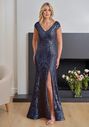 Jade Couture Mother of the Bride by Jasmine K258069 Blue Mother Of The Bride Dress - thumbnail - 1