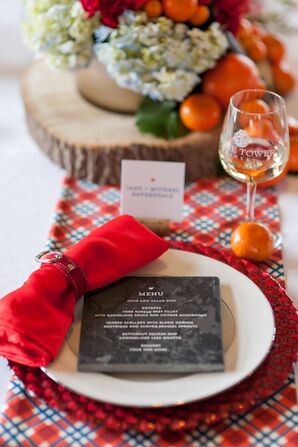 Plaid Tablescape