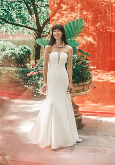 Madison James Logan Fit-and-Flare Wedding Dress