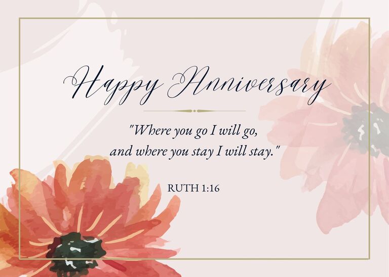 14 Meaningful Wedding Anniversary Bible Verses