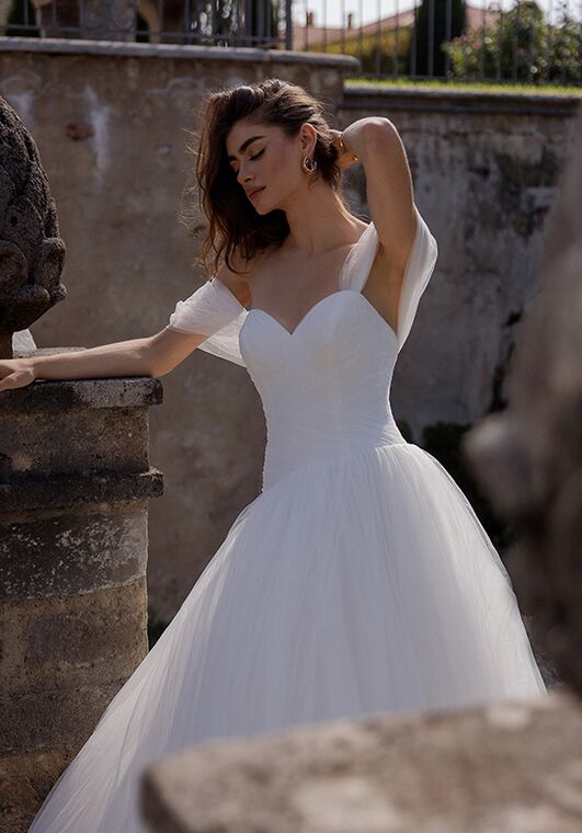 Justin Alexander Ingrid Ball Gown Wedding Dress - 2