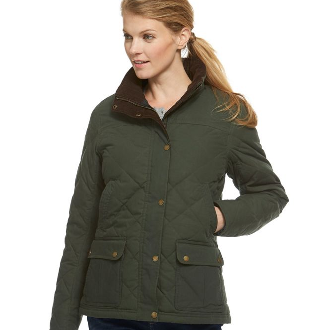 Women's Padded Waxed Jacket from L.L. Bean for your 16th wedding anniversary adventures