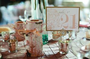 Vintage Table Number Display