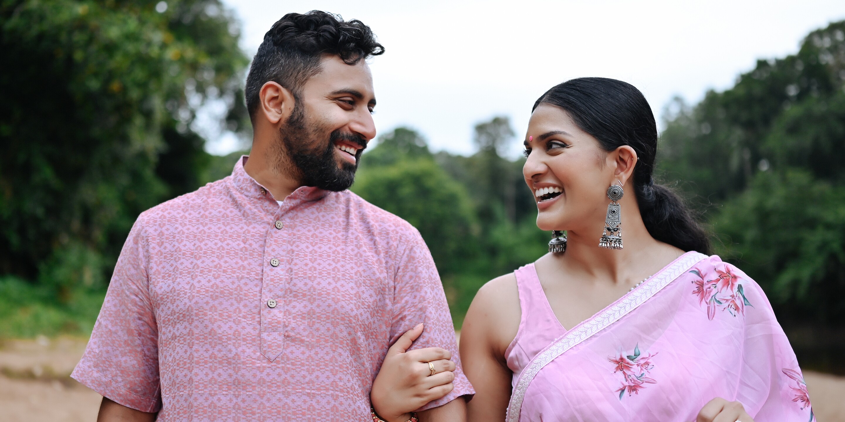 Sarath & Malavika Home Page Banner