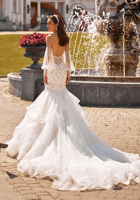 Val Stefani Edinburgh Mermaid Wedding Dress - 3