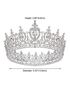 AW Bridal AW BRIDAL Wedding Crown Tiara Crystal Birthday Crown for Women Rhinestone Queen Crown Bridal Party Pageant Crown Wedding Hair Accessories for Brides (Silver) Silver Tiara - thumbnail - 2