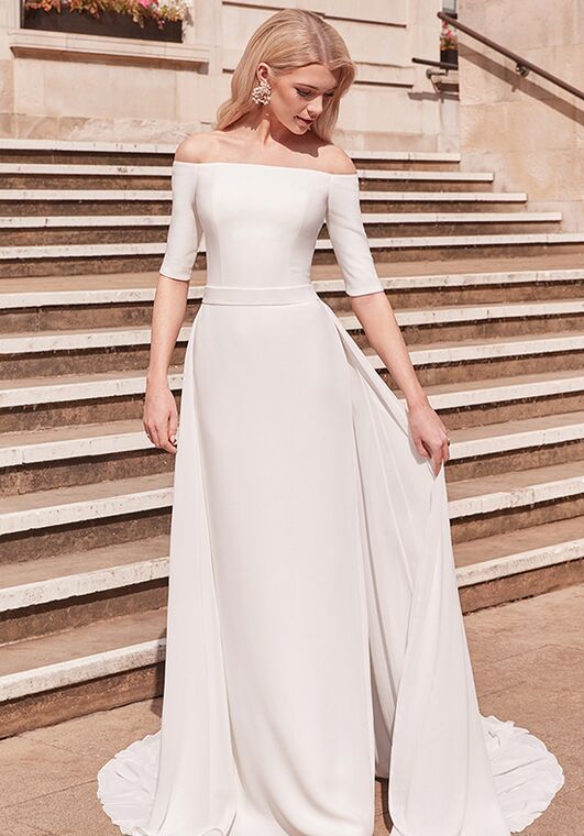 Adore by Justin Alexander Regina Column Wedding Dress - 2