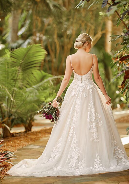 Essense of Australia D3100 A-Line Wedding Dress - 2