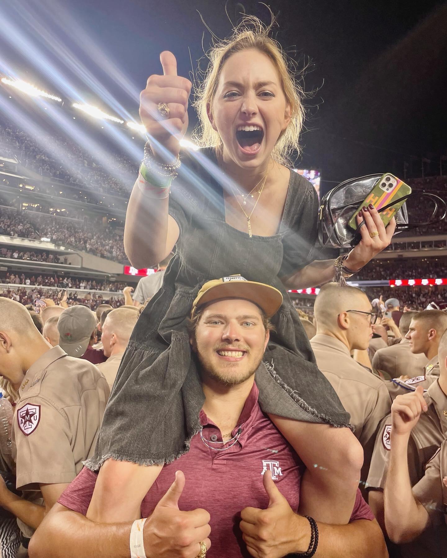 We met through mutual friends our sophomore year at Texas A&M. What began as friendly acquaintances later turned into something much more meaningful.