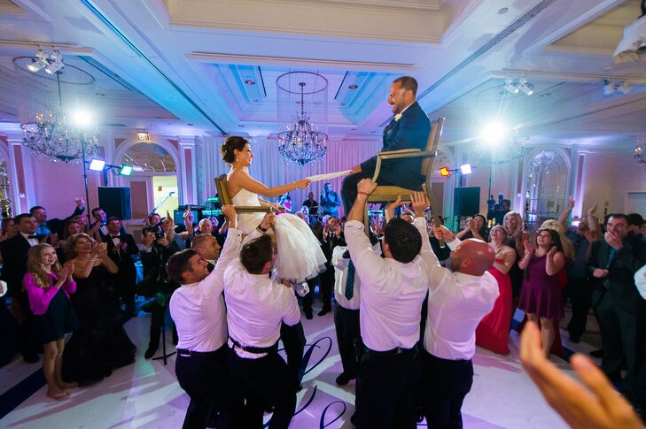 In addition to their first dance to “Maybe I’m Amazed” by Paul McCartney, Lauren and Johnathan made sure to include the traditional Hora into the evening’s festivities.