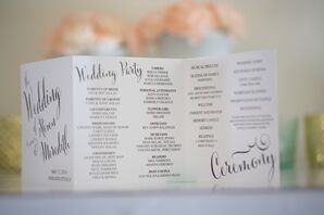 White Gatefold Programs