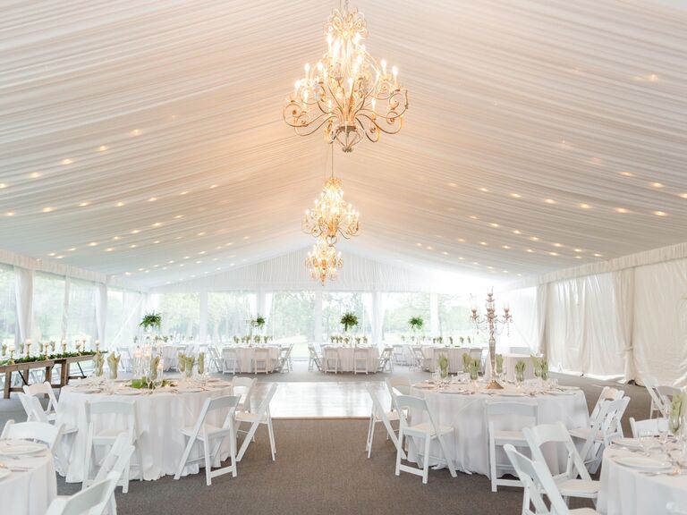 Wedding venue in Wheaton, Illinois.