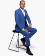 Generation Tux Indigo Blue Notch Lapel Suit Blue Tuxedo - thumbnail - 3