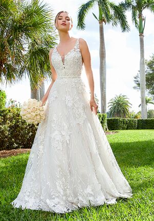 Adrianna Papell Platinum Louisa A-Line Wedding Dress