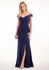 JASMINE P226009 Off the Shoulder Bridesmaid Dress - thumbnail - 4