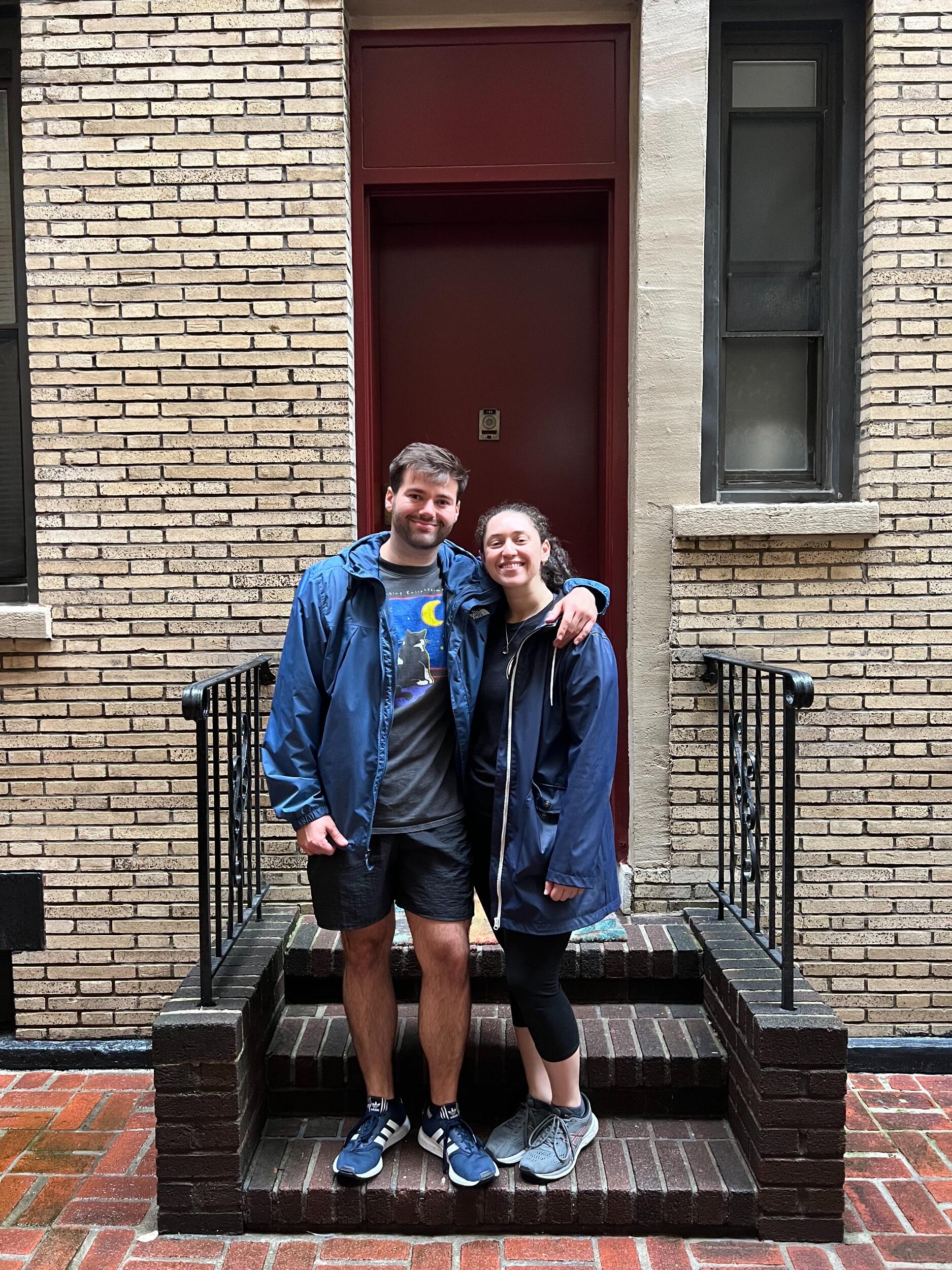 Dana and Matthew move in together, into the same apartment they still live in on West 106th Street.