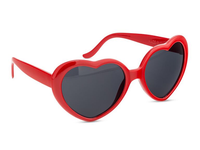 the knot shop red heart bride sunglasses