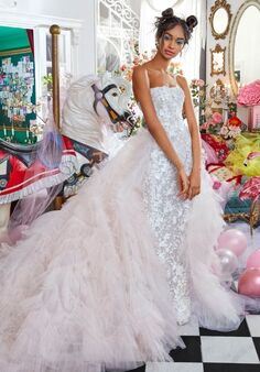 INES DI SANTO Spring 2023 - Clarette Sheath Wedding Dress