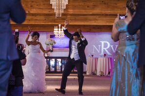 Upbeat Newlywed Reception Entrance at A'Bulae