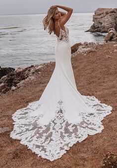 Allure Couture C638 Sheath Wedding Dress