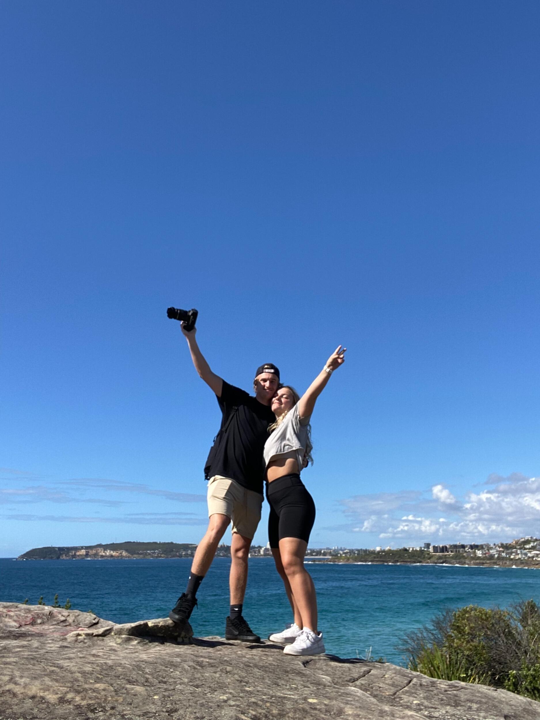There are not many photos of us together for most of 2021, mainly because of COVID. We had also just started our degrees and were definitely struggling through first year. Boston found his true love for photography that year and spent most of his spare time taking photos of surfers and landscapes, not people.