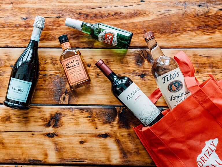 Drizly alcohol delivery service just because gift idea