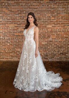 Essense of Australia D3783 A-Line Wedding Dress