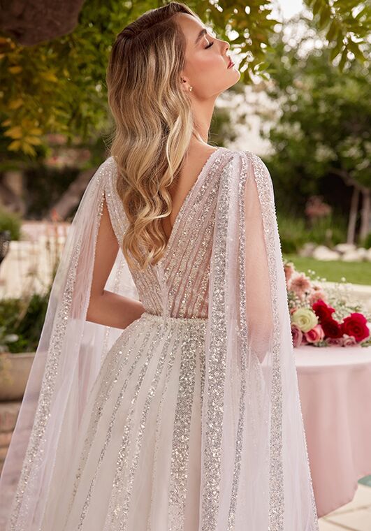 Ladivine CD852W A-Line Wedding Dress - 2