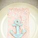 Gold Charger Plates and Floral Napkins