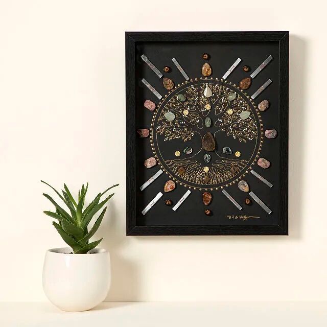 Crystal art gift idea for 35th anniversary from Uncommon Goods. 