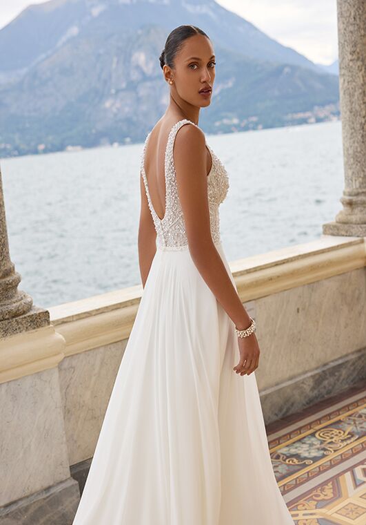 Justin Alexander Kali A-Line Wedding Dress - 2