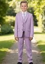BLACKTIE "Liam" Lavender Suit (5-Piece Set) Flower Girl Dress and Ring Bearer Outfit - thumbnail - 1