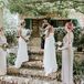 Hawaiian Reception with Greenery and Hanging Flowers
