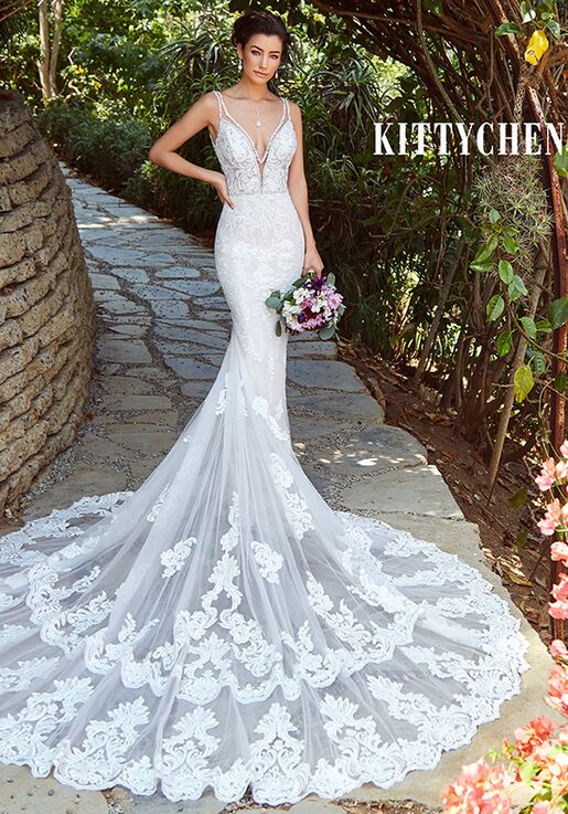 KITTYCHEN KYRA, H1942 Mermaid Wedding Dress - 3