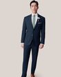 Birdy Grey Suits Taylor Suit in Navy Blue Tuxedo - thumbnail - 5
