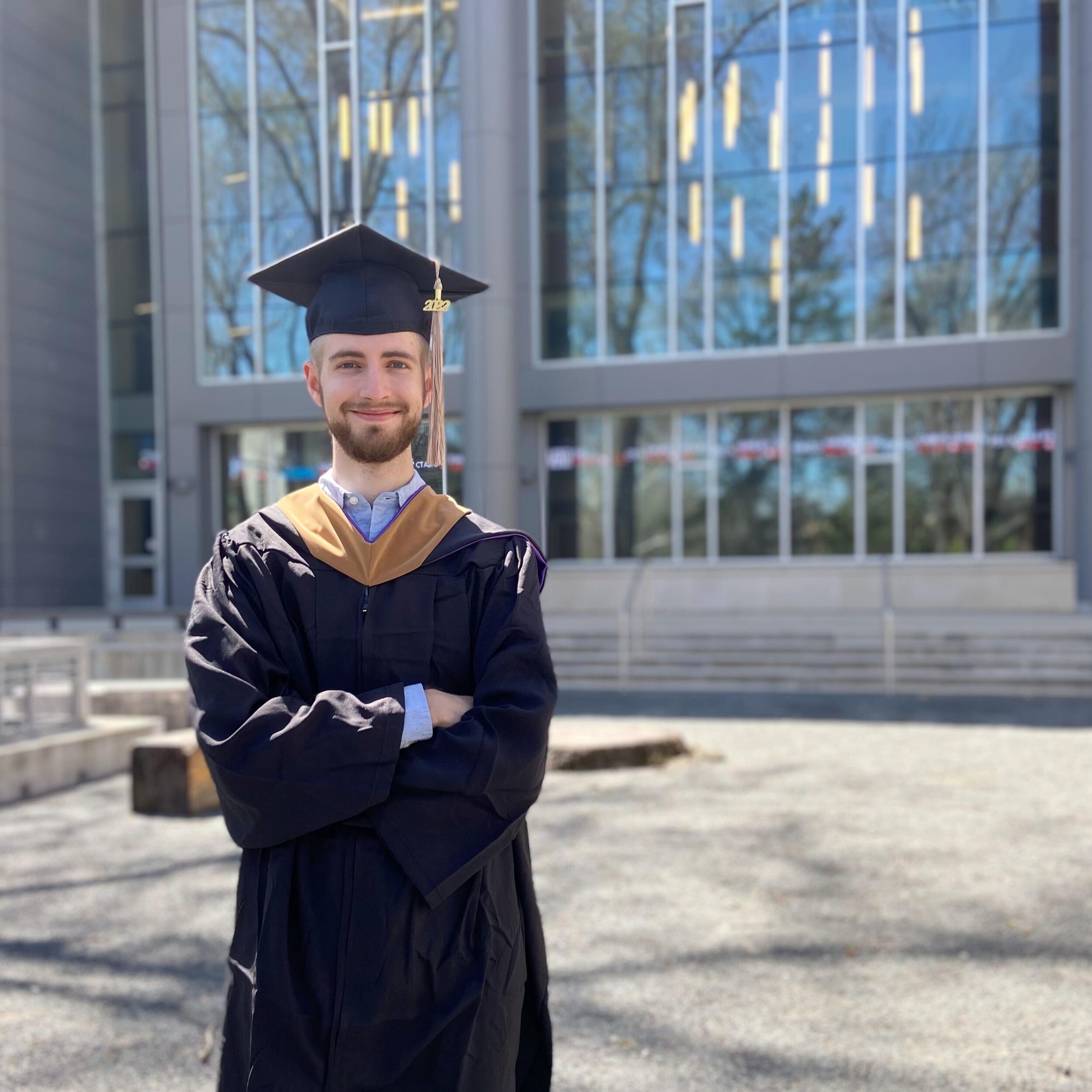 Ethan graduated from K-State with an MBA and Bachelors in computer science. We moved in together in Lawrence for Mady’s last year of college. 