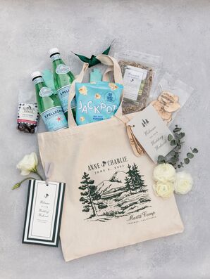 Wedding Welcome Bags with North Fork Potato Chips