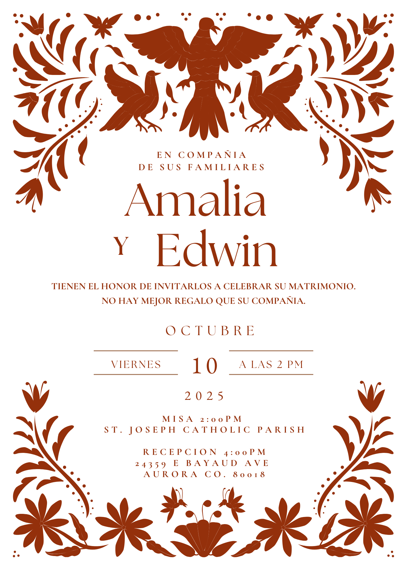 Amalia & Edwin Home Page Banner
