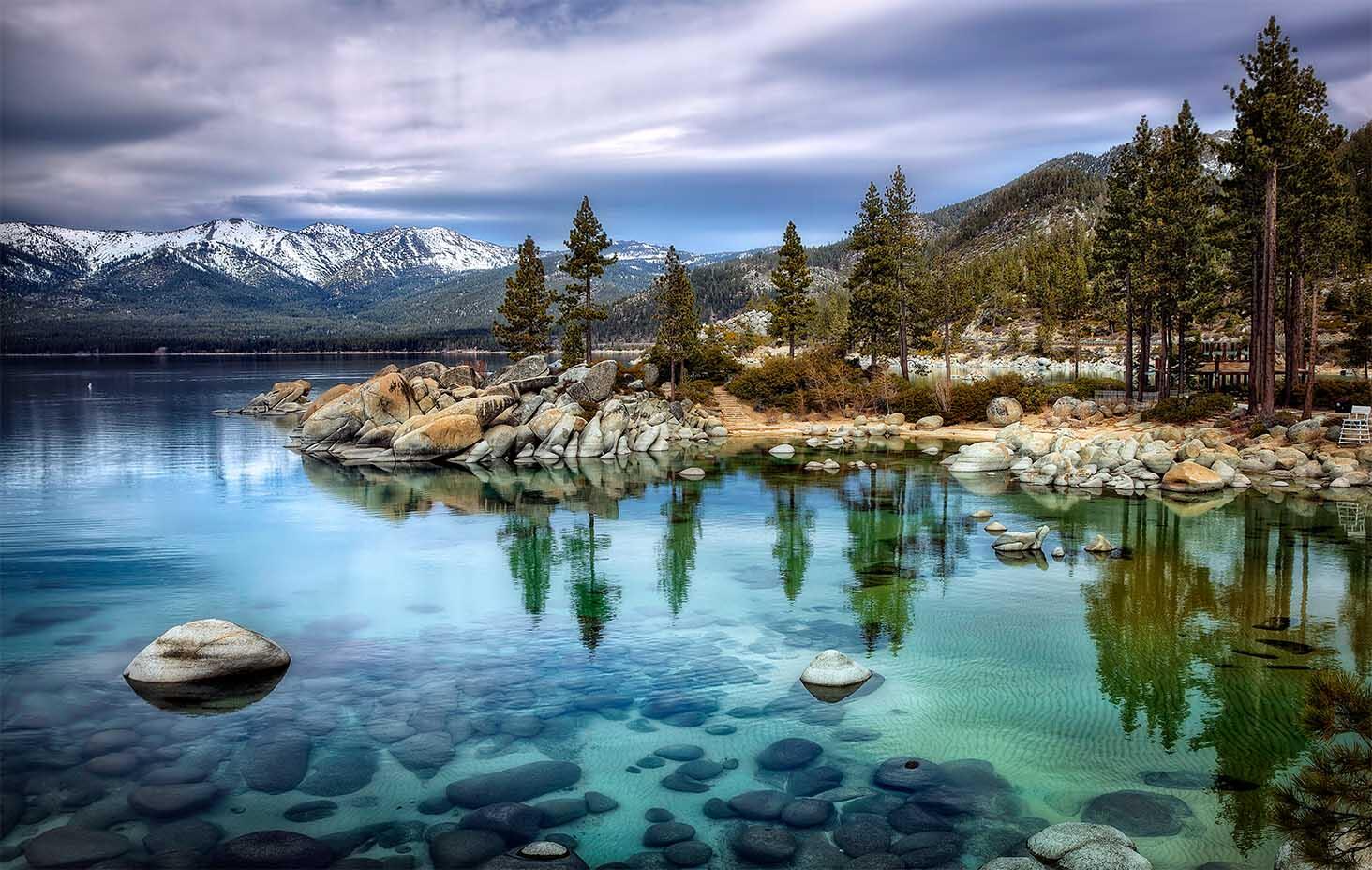 Picture of Sand Harbor Beach at Lake Tahoe 