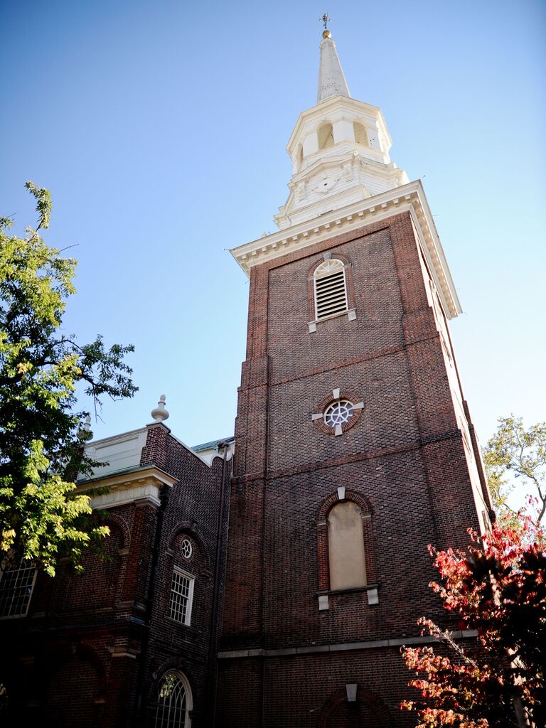 Church wedding venue in Philadelphia, Pennsylvania.