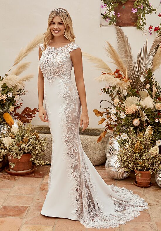 Beloved by Casablanca Bridal BL339 Frankie Sheath Wedding Dress - 1