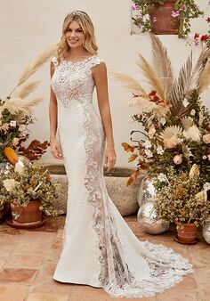 Beloved by Casablanca Bridal BL339 Frankie Sheath Wedding Dress