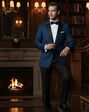 BLACKTIE VERMONT Indigo Blue Wedding Tuxedo Blue Tuxedo - thumbnail - 4