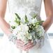 Winter White Bouquet in Texas Winter Wedding