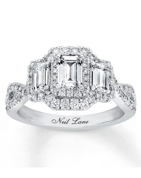 Kay Jewelers Vintage Emerald Cut Engagement Ring - 1